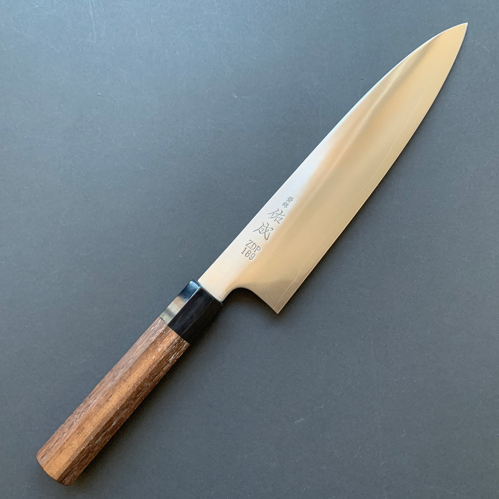 Gyuto knife, ZDP189 powder steel, polished finish - Sukenari