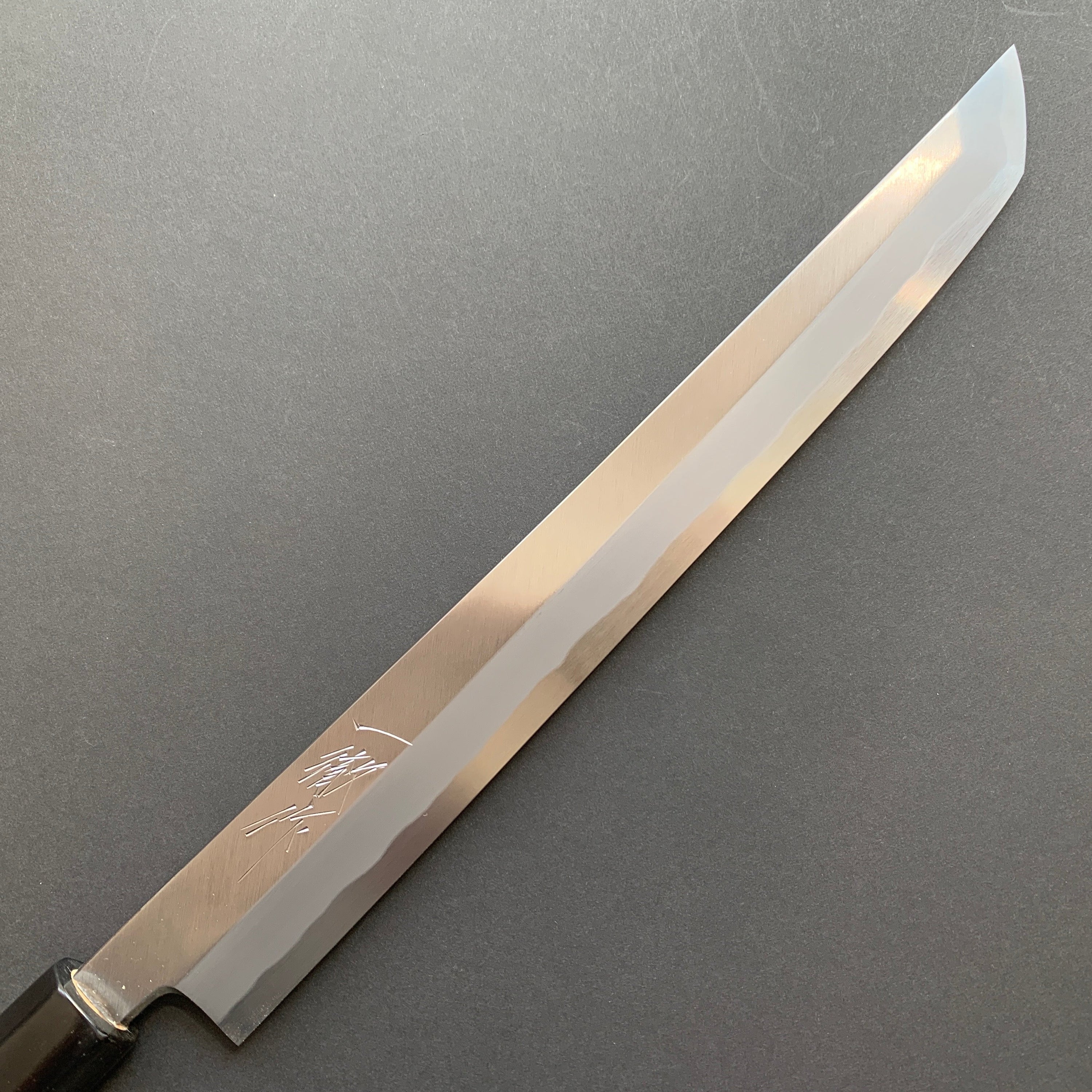 Sakimaru Takobiki knife, Shirogami 2 carbon steel, polished finish - Ittetsu
