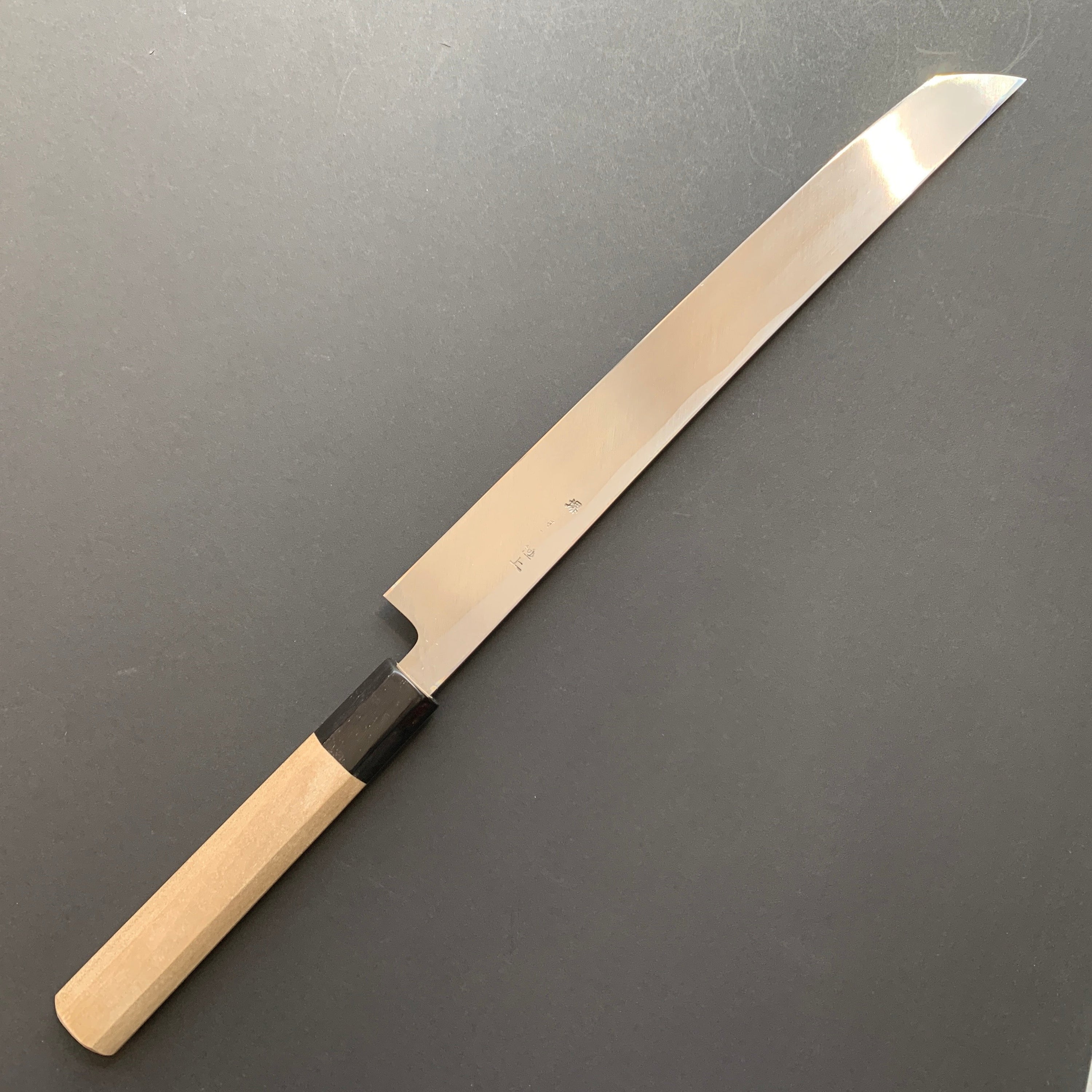 Sakimaru Takobiki knife, Shirogami 2 carbon steel, polished finish - Ittetsu