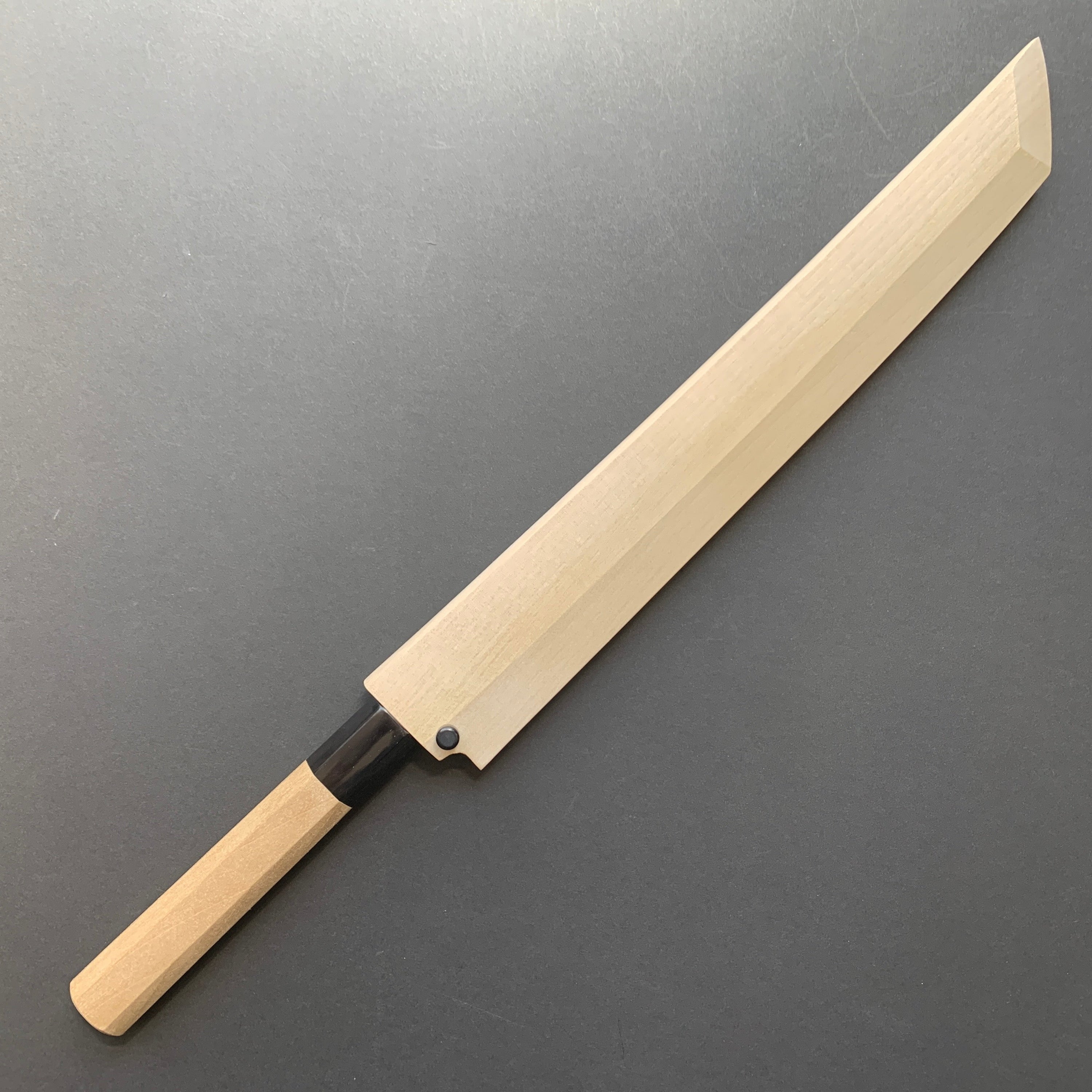 Sakimaru Takobiki knife, Shirogami 2 carbon steel, polished finish - Ittetsu
