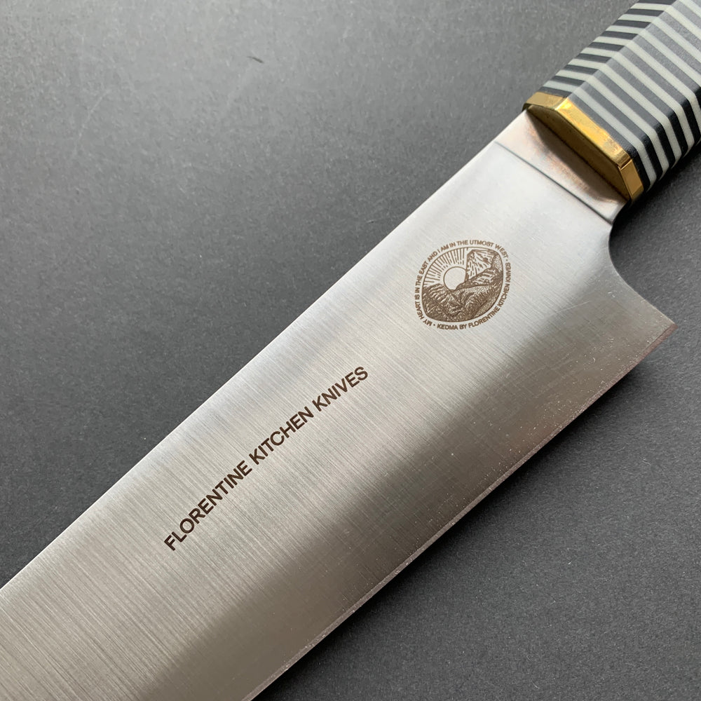 Sujihiki knife, 14C28N stainless steel, polished finish, Kedma series - Florentine