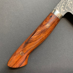 Kiritsuke Gyuto knife, SG2 powder steel, Damascus finish, Western style handle - Shigeki Tanaka