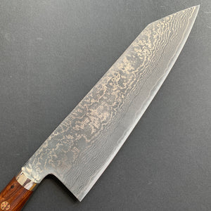 Kiritsuke Gyuto knife, SG2 powder steel, Damascus finish, Western style handle - Shigeki Tanaka