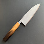Santoku knife, Aogami 2 core with Stainless Steel cladding, Nashiji finish - Motokyuuichi