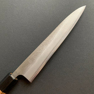 Petty knife, Shirogami 2 carbon steel, Tsuchime finish - Yoshikane