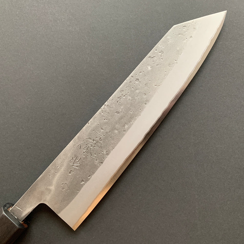 Kiritsuke Gyuto knife, Aogami 2 with stainless steel cladding, nashiji finish - Ittetsu
