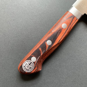 Nakiri knife, SLD with stainless steel cladding, polished finish - Hayashi