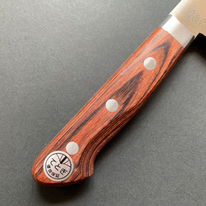 Santoku knife, SLD with stainless steel cladding, polished finish - Hayashi