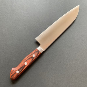Santoku knife, SLD with stainless steel cladding, polished finish - Hayashi