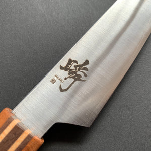 Petty knife, Ginsan stainless steel, polished finish, Majiro range - Shigeki Tanaka