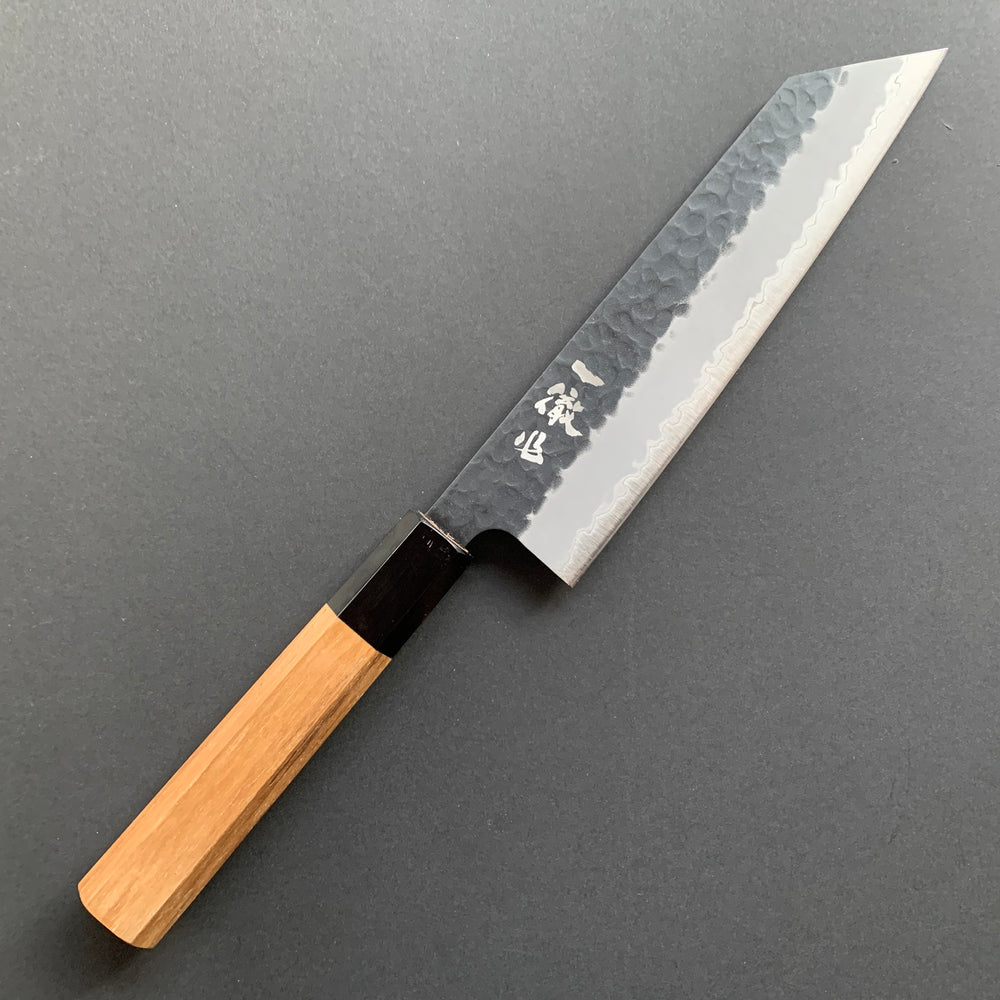 Bunka knife, Aogami Super with stainless steel cladding, Tsuchime Kurouchi finish - Ittetsu