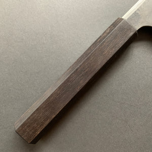 Bunka knife, Ginsan Stainless Steel, Kurozome Damascus Etched finish - Nigara
