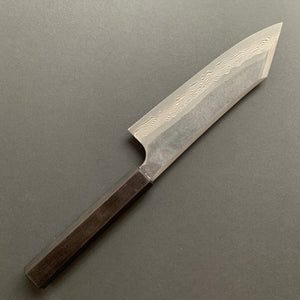 Bunka knife, Ginsan Stainless Steel, Kurozome Damascus Etched finish - Nigara