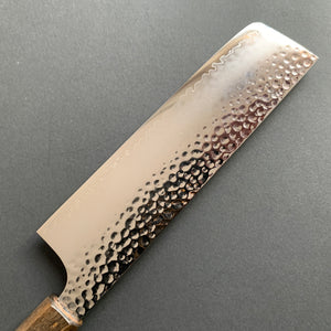 Nakiri knife, VG10 Stainless Steel, Tsuchime finish, Hayabusa range - Hatsukokoro