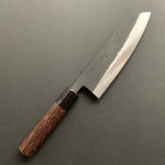 Santoku knife, SLD core with stainless steel cladding, Nashiji and Kurouchi Finish - Ohishi