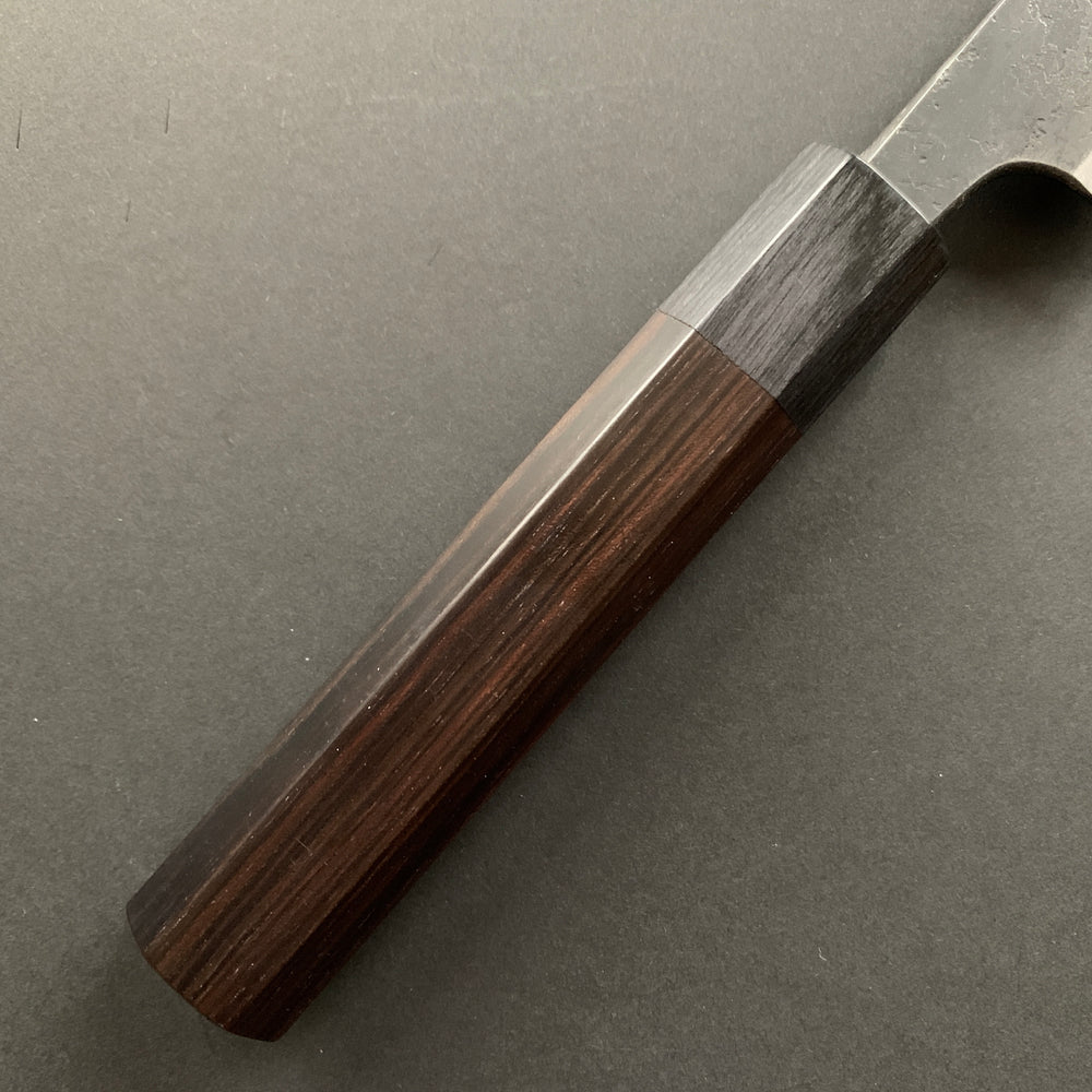 Kiritsuke Sujihiki knife, Aogami 2 with Iron cladding, Kurouchi and Nashiji finish - Akifusa
