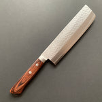 Nakiri knife, VG1 stainless steel, Tsuchime finish - Miki Hamono