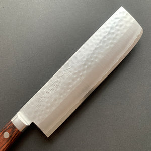 Nakiri knife, VG1 stainless steel, Tsuchime finish - Miki Hamono