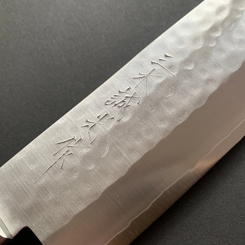 Nakiri knife, VG1 stainless steel, Tsuchime finish - Miki Hamono
