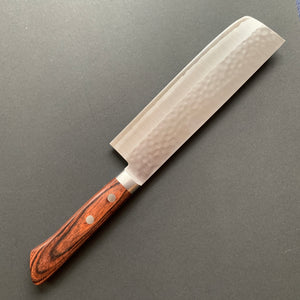 Nakiri knife, VG1 stainless steel, Tsuchime finish - Miki Hamono