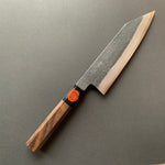 Bunka knife, Aogami 2 core, stainless clad, Tsuchime and Kurouchi Tekka finish - Shigeki Tanaka