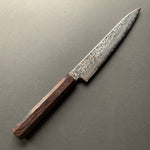 Petty knife, VG10 Stainless Steel, Tsuchime Damascus finish, Hayabusa range - Hatsukokoro