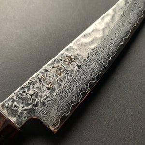 Petty knife, VG10 Stainless Steel, Tsuchime Damascus finish, Hayabusa range - Hatsukokoro