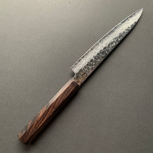 Petty knife, VG10 Stainless Steel, Tsuchime Damascus finish, Hayabusa range - Hatsukokoro