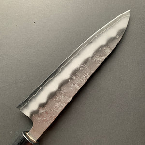 Gyuto knife, Ginsan stainless steel, nashiji finish, D-shaped handle - Ohishi