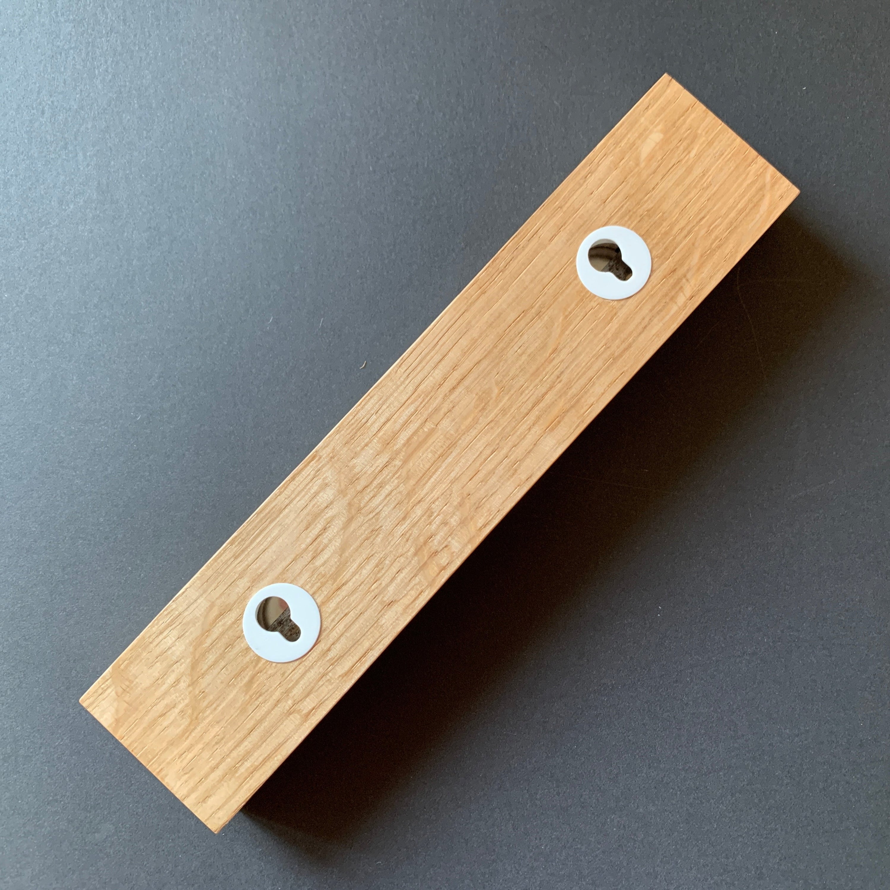 Magnetic knife rack - wood and cork - medium