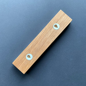 Magnetic knife rack - recycled plastic, black terrazzo