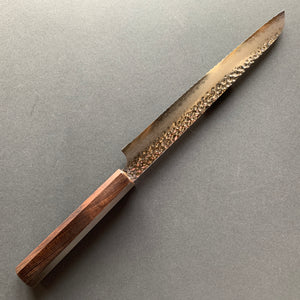 Bread knife, VG10 Stainless Steel, Tsuchime finish, Hayabusa range - Hatsukokoro