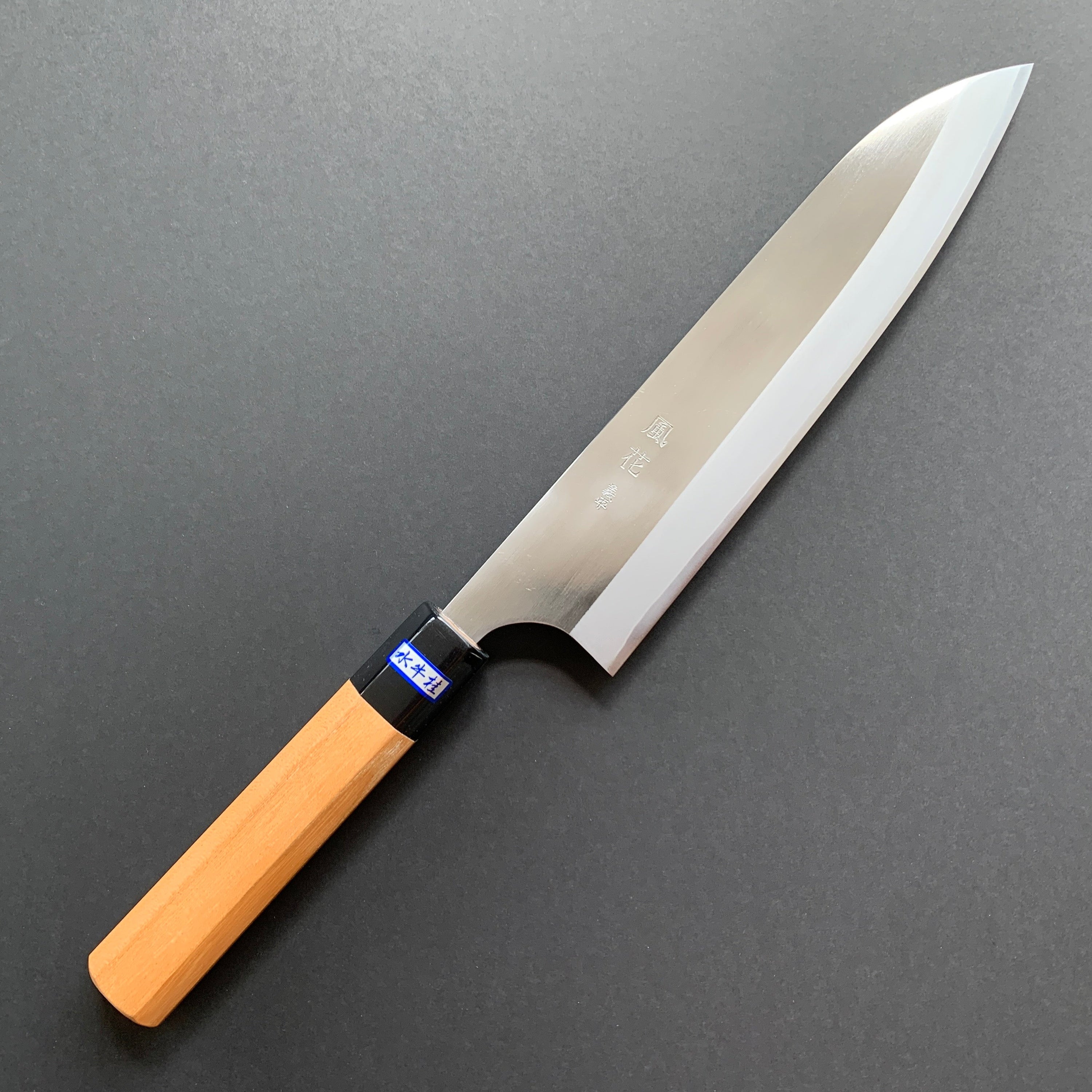 Gyuto knife, HAP40 powder steel, polished finish - Gihei