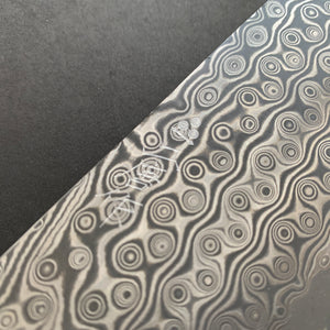 Kiritsuke Gyuto knife, SG2 powder steel, Damascus finish, Western style Abalone handle - Nigara