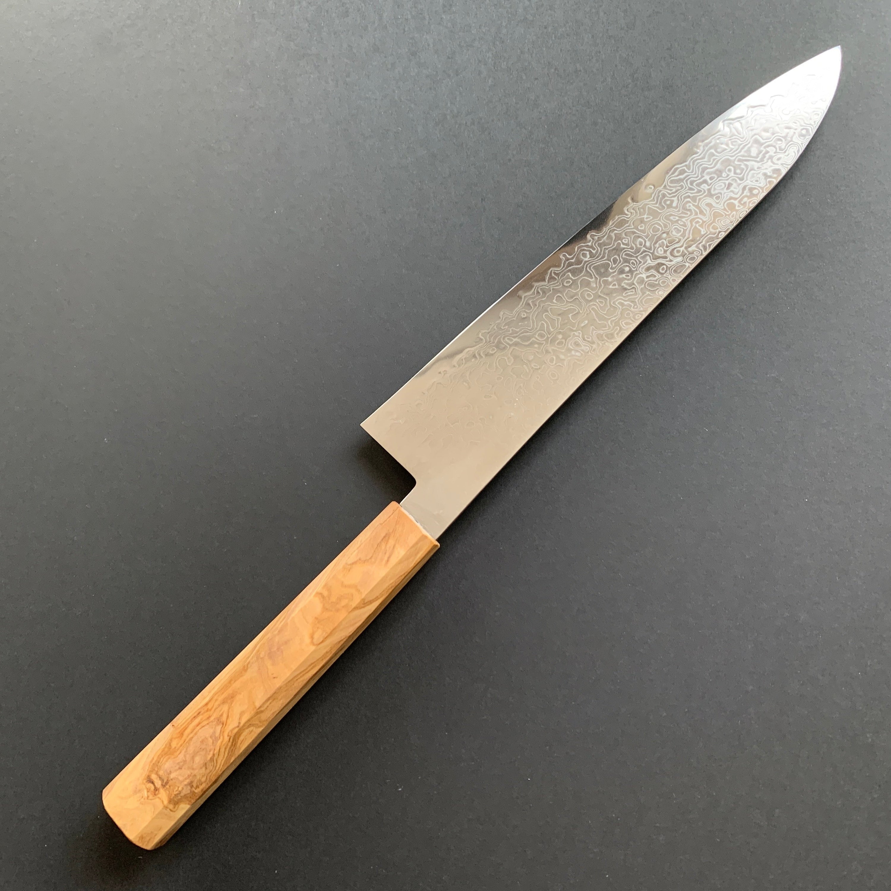 Gyuto knife, SG2 powder steel, Damascus finish, Ryuhyo range - Hatsukokoro