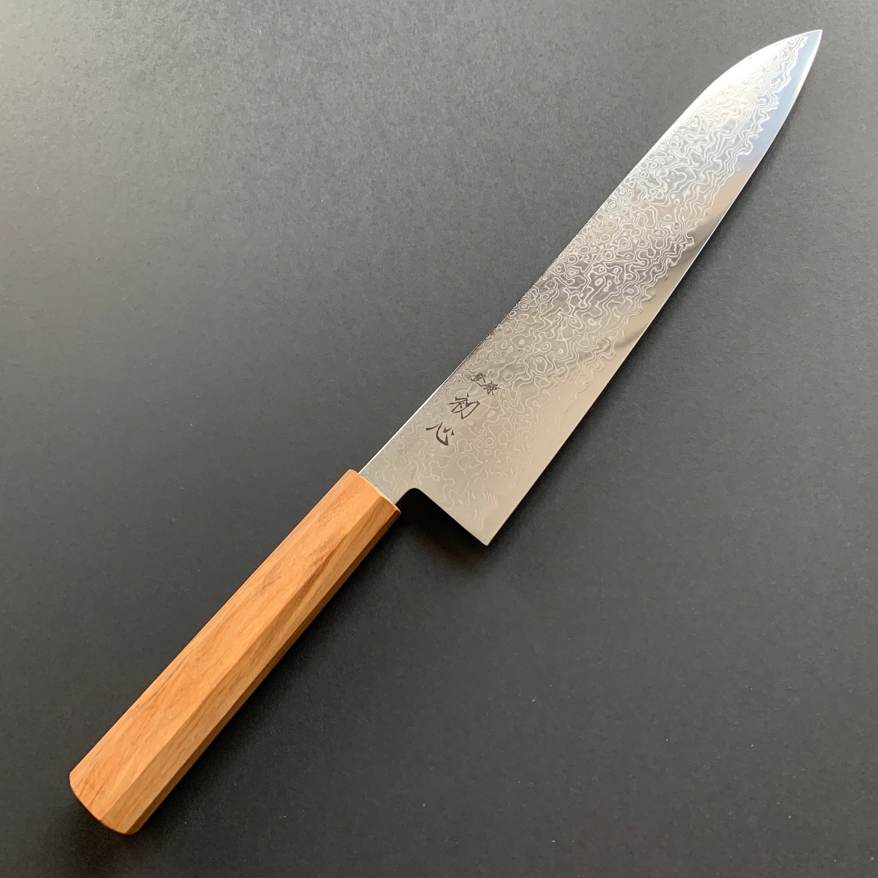 Gyuto knife, SG2 powder steel, Damascus finish, Ryuhyo range - Hatsukokoro