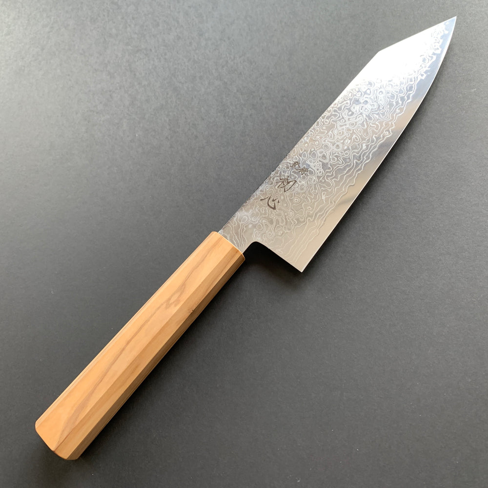 Bunka knife, SG2 powder steel, Damascus finish, Ryuhyo range - Hatsukokoro