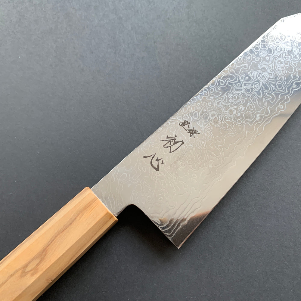 Bunka knife, SG2 powder steel, Damascus finish, Ryuhyo range - Hatsukokoro
