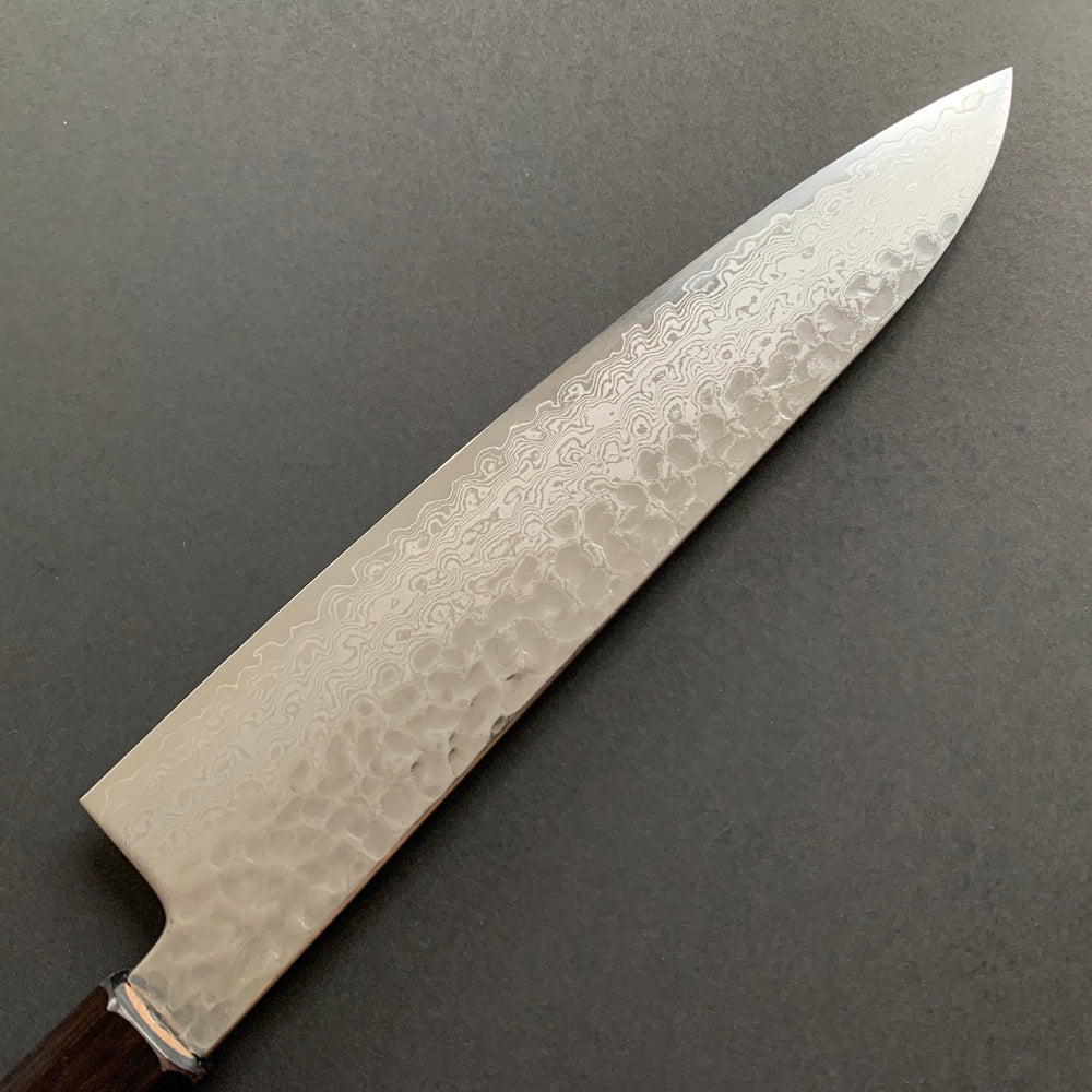 Gyuto knife, VG10 Stainless Steel, Tsuchime Damascus finish, Hayabusa range - Hatsukokoro