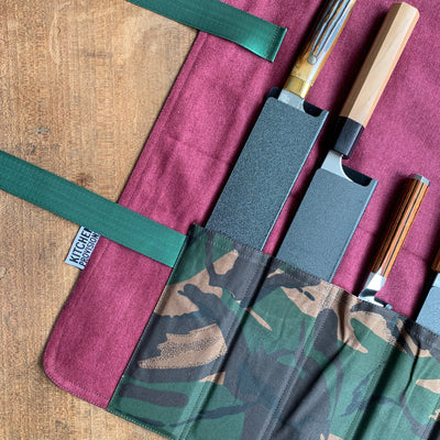 Kitchen Provisions Merch - The Knife Roll - WAX COTTON II - Design B