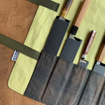Kitchen Provisions Merch - The Knife Roll - WAX COTTON II - Design D