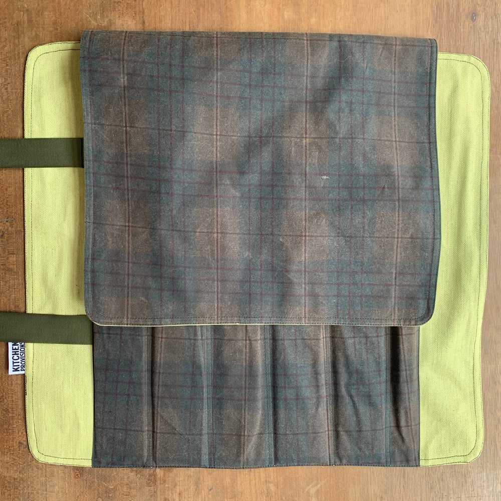 Kitchen Provisions Merch - The Knife Roll - WAX COTTON II - Design D