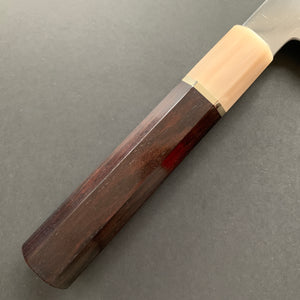Honyaki Gyuto knife, Shirogami 2 Carbon steel, mirror polish finish - Ikeda