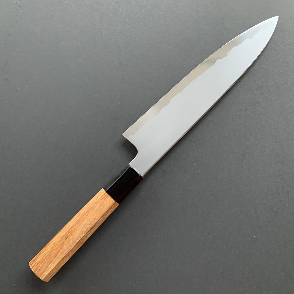 Gyuto Knife, Aogami 2 with Iron cladding, Kasumi finish - Tetsujin Hamono