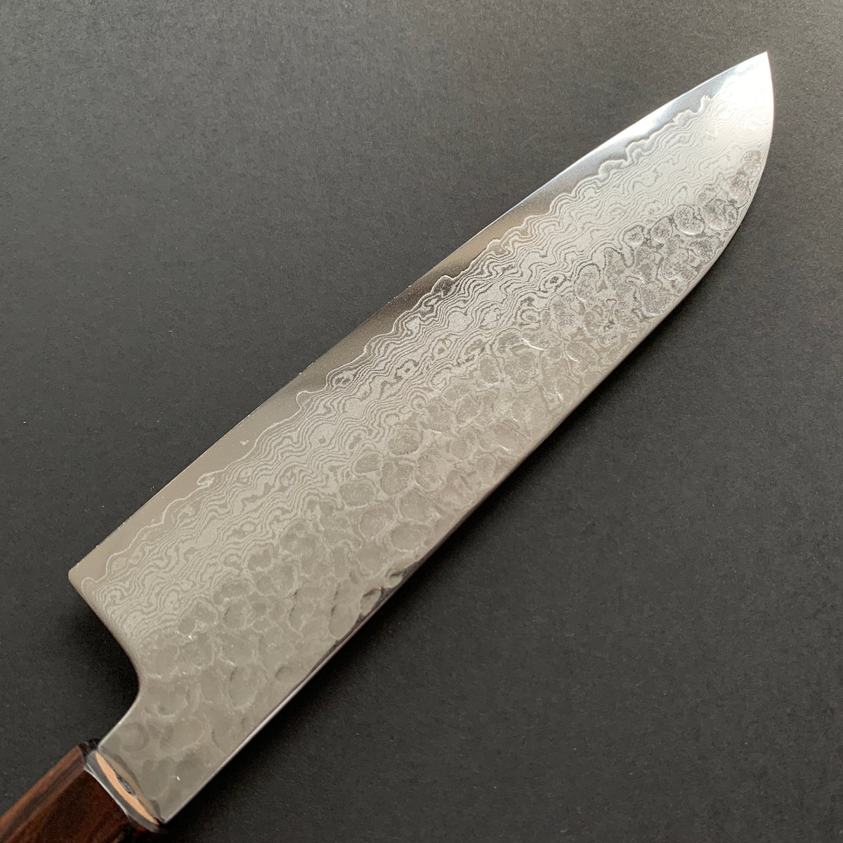 Santoku knife, VG10 Stainless Steel, Tsuchime Damascus finish, Hayabusa range - Hatsukokoro