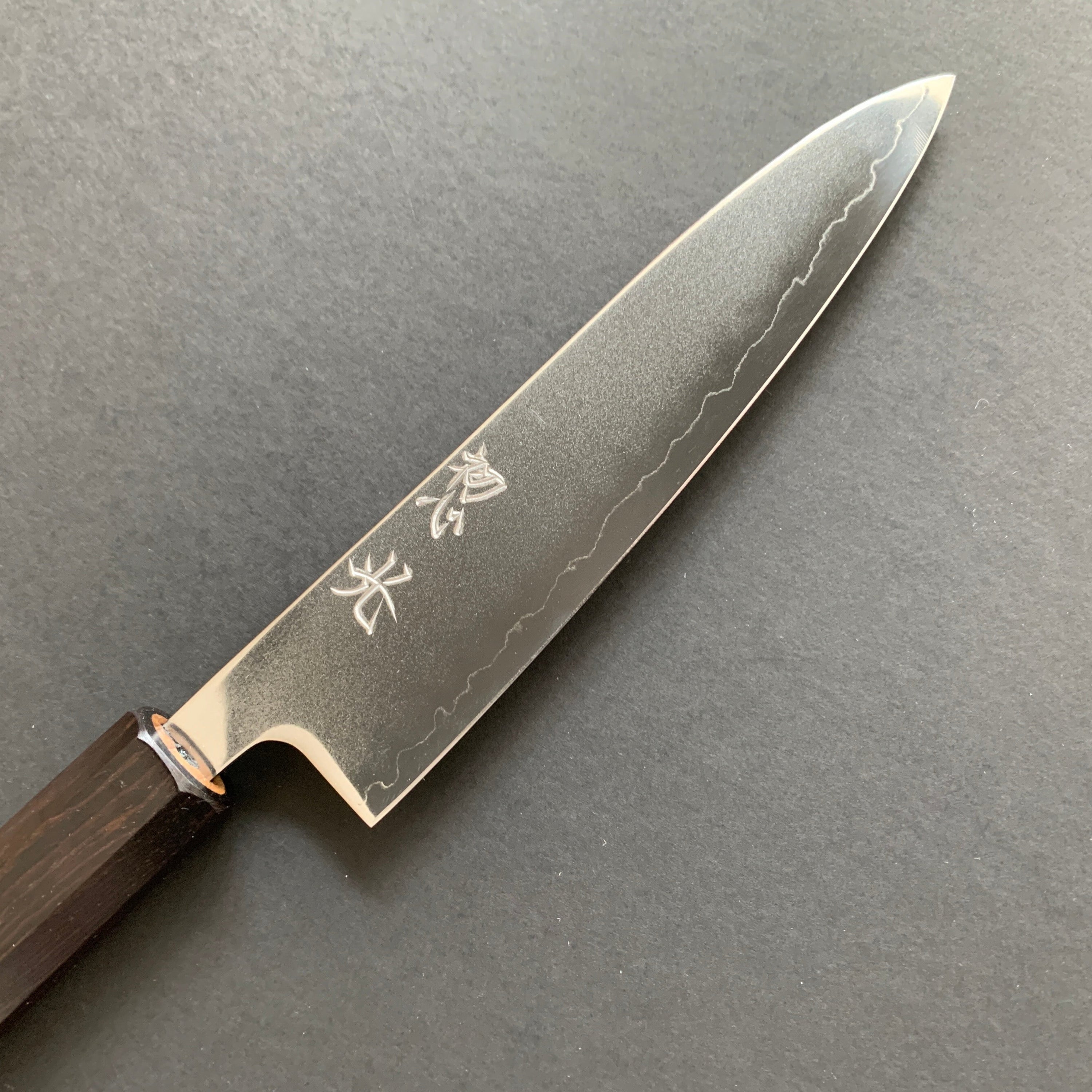 Petty knife, SLD steel, Polished finish, Hikari range - Hatsukokoro