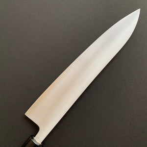 Gyuto knife, Aogami Super with stainless steel cladding, migaki finish - Akifusa