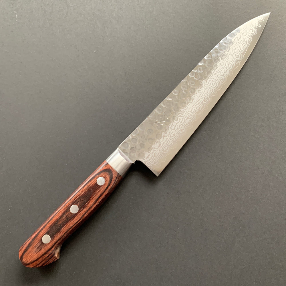 Gyuto knife, VG10, damascus and tsuchime finish - Ohishi