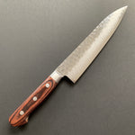 Gyuto knife, VG10, damascus and tsuchime finish - Ohishi