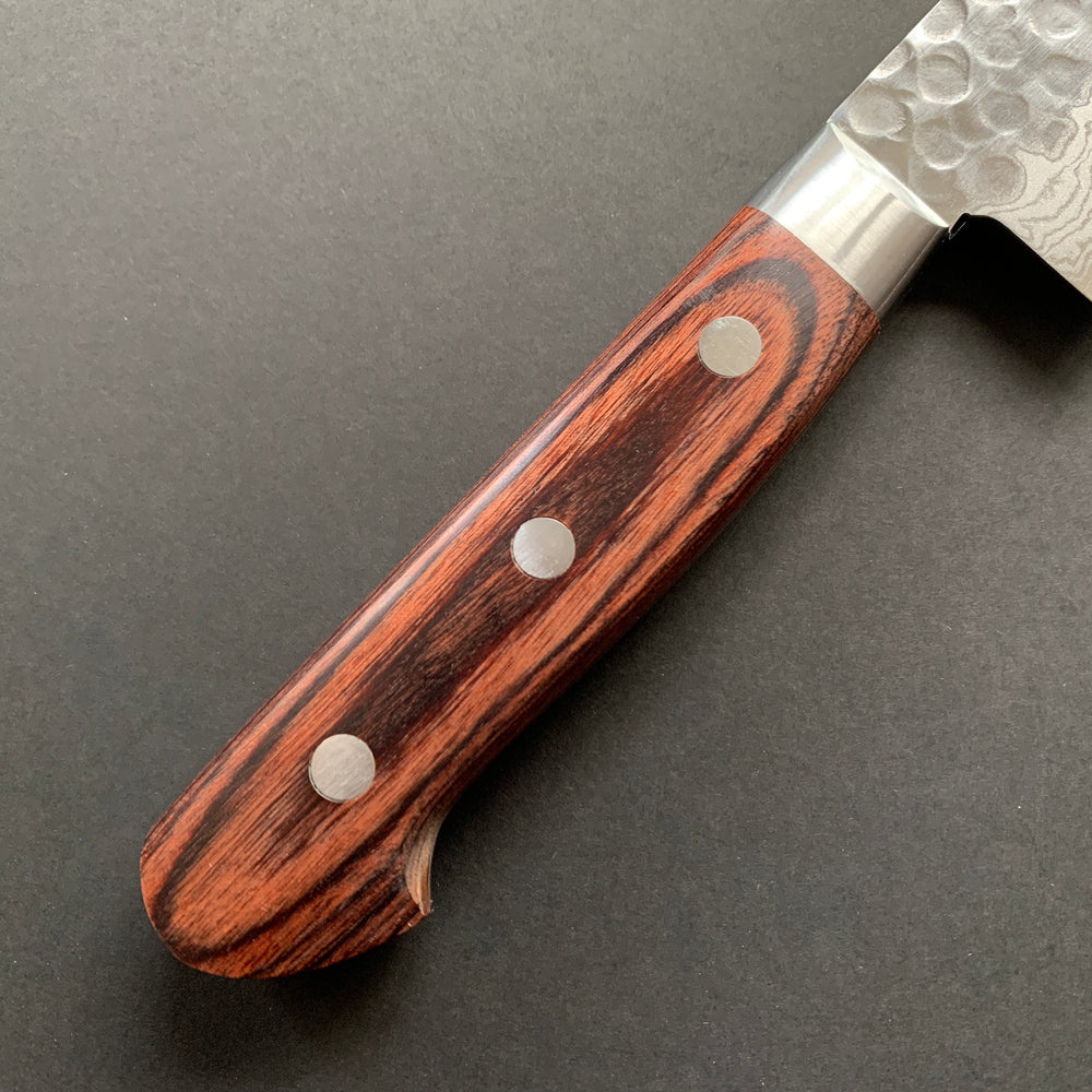 Gyuto knife, VG10, damascus and tsuchime finish - Ohishi